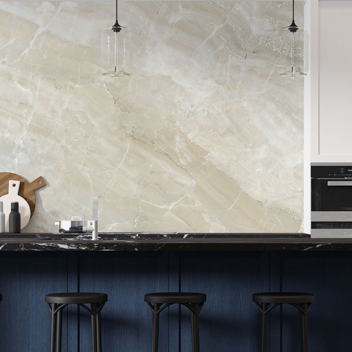 Beige Marble Wallpaper - ChicoBumBum