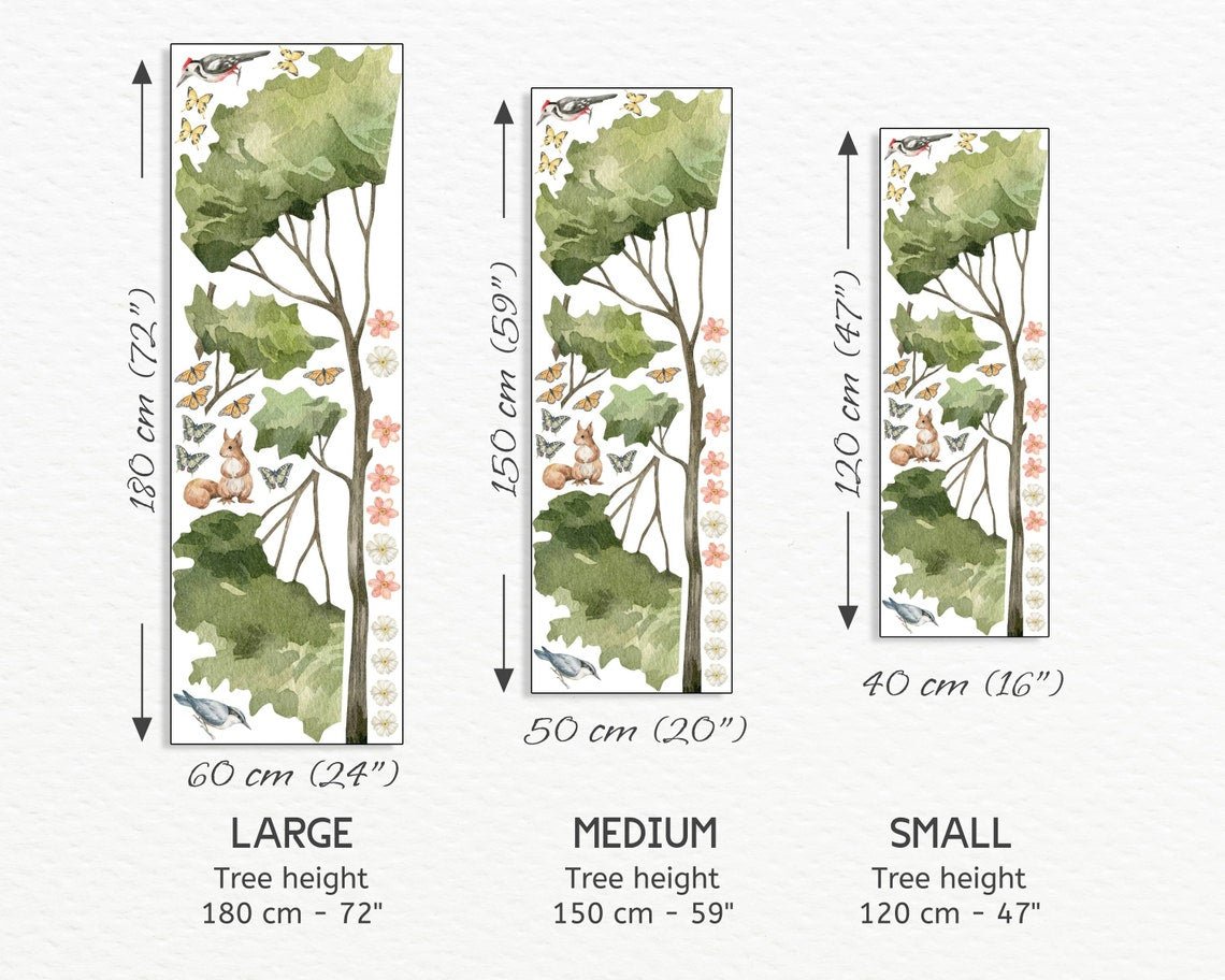 Forest Tree Wall Decal - ChicoBumBum