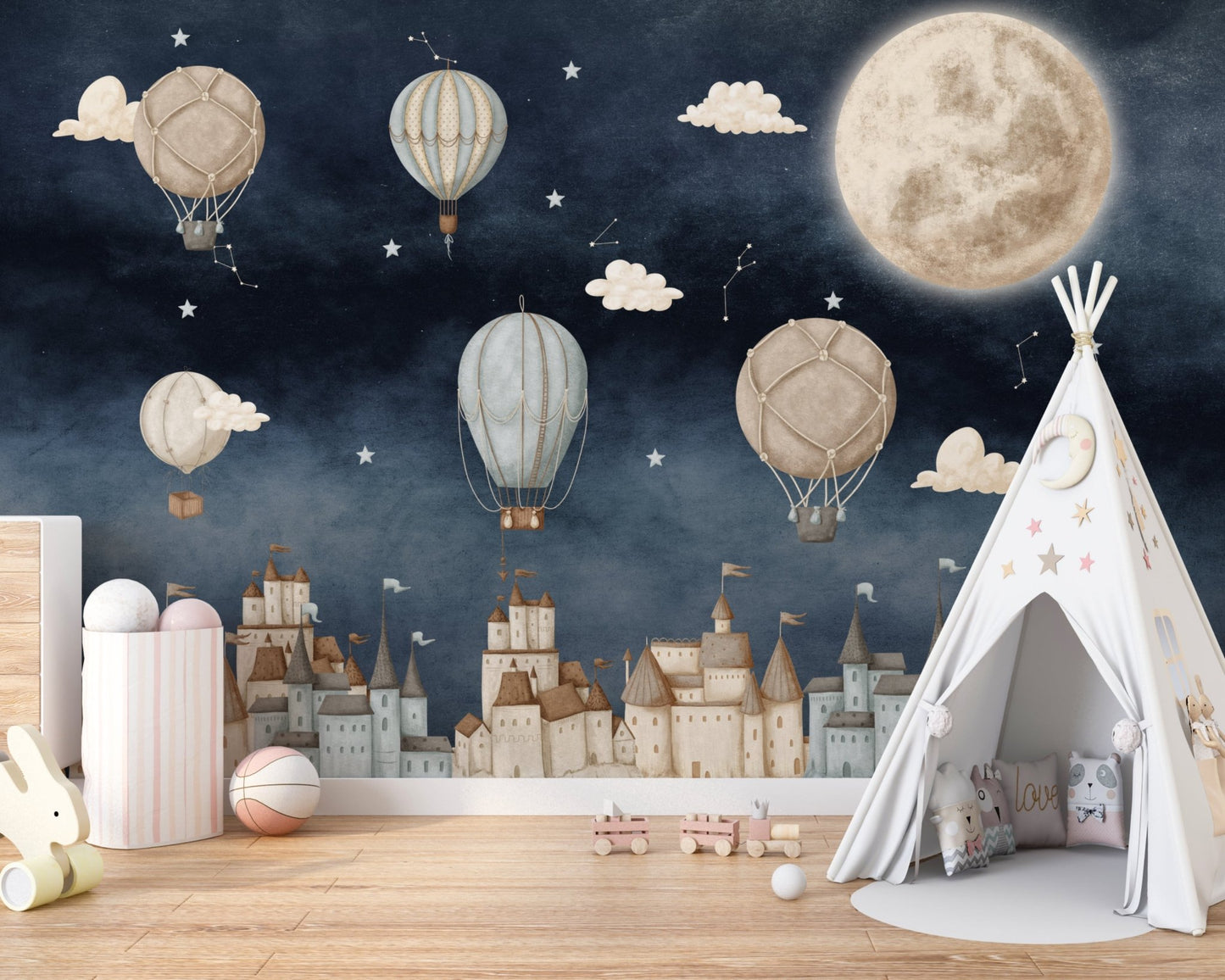 Hot Air Balloon Wallpaper - ChicoBumBum