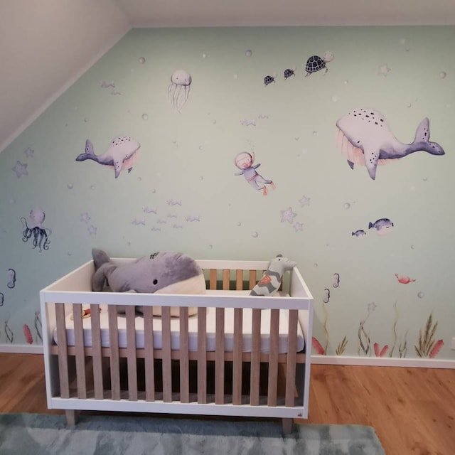 Underwater Nursery Whale Wall Decal - ChicoBumBum