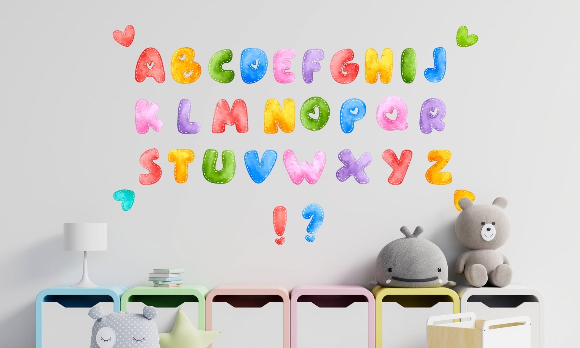 Alphabet and Numbers Wall Decal - ChicoBumBum