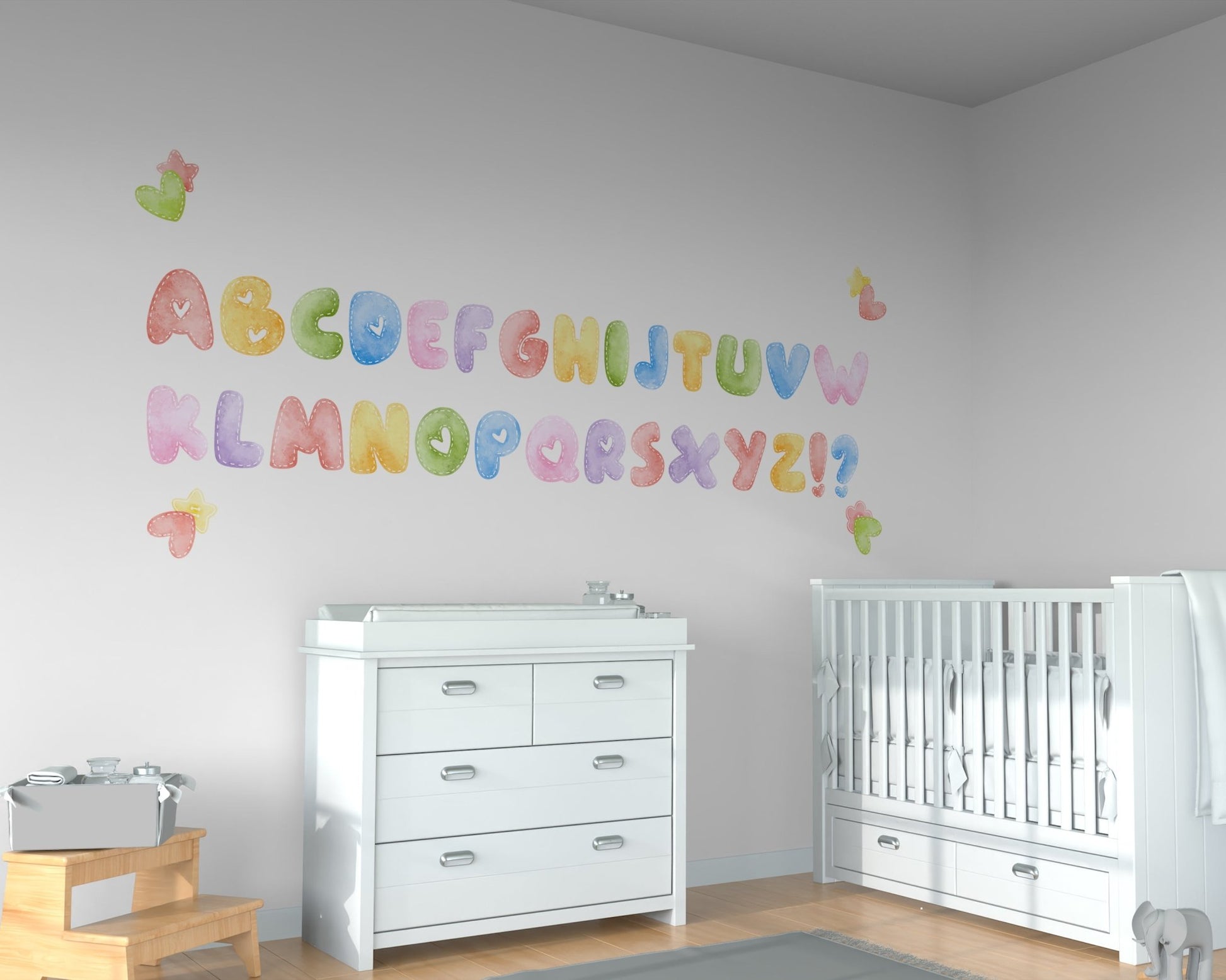 Alphabet and Numbers Wall Decal - ChicoBumBum