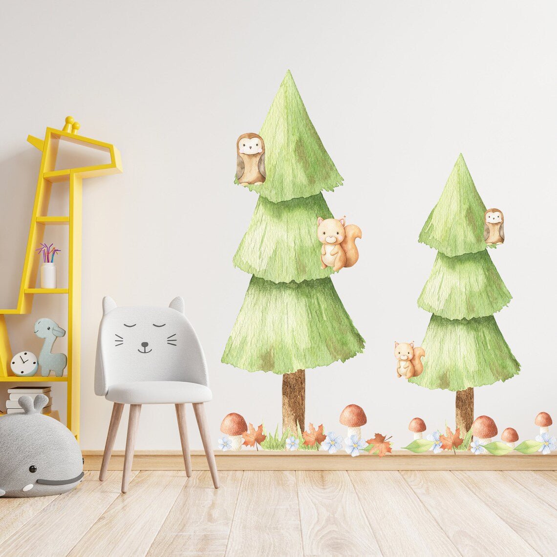 Baby Forest Animals & Trees Wall Decal - ChicoBumBum