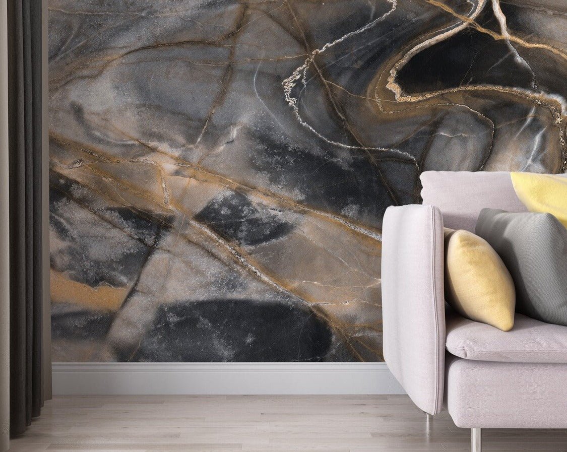 Black Marble Wallpaper - ChicoBumBum