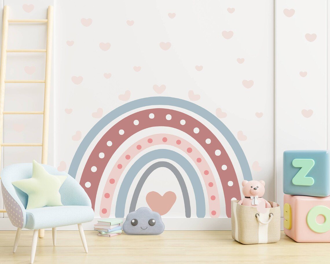 Boho Rainbow Wall Decal - ChicoBumBum