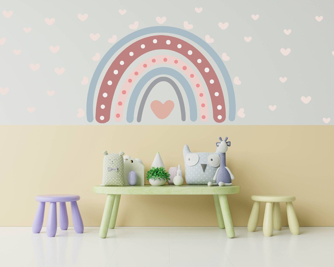 Boho Rainbow Wall Decal - ChicoBumBum