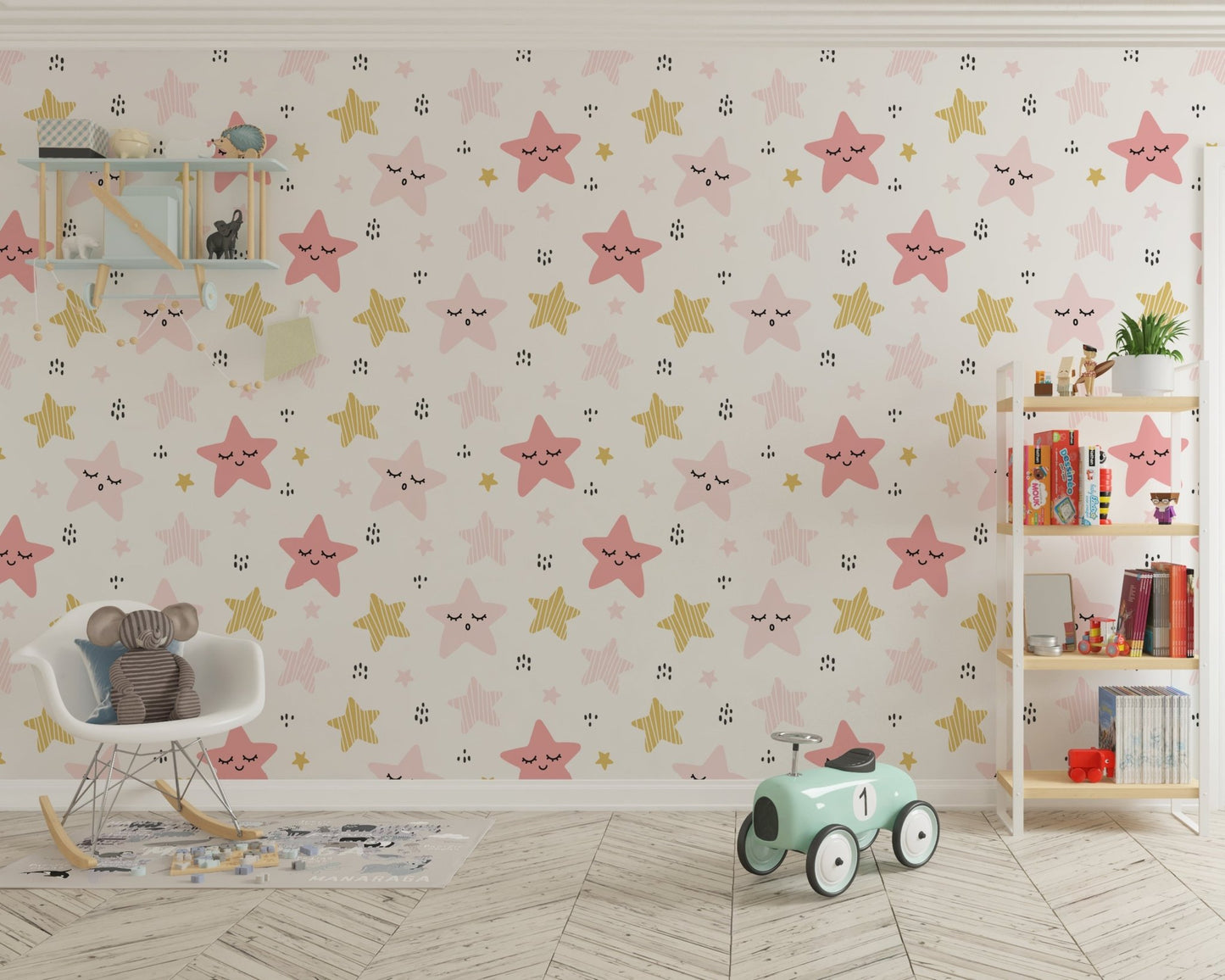 Colorful Stars Wallpaper - ChicoBumBum