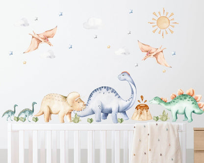 Cute Dinosaurs Wall Decal - ChicoBumBum