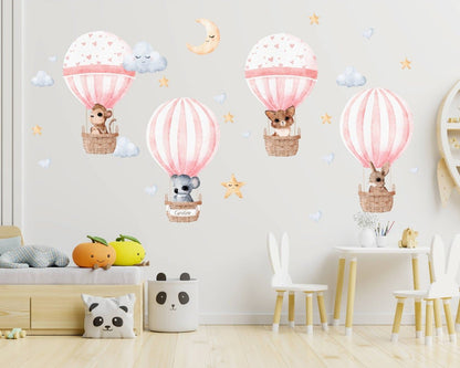 Hot Air Balloon Nursery Wall Decal - ChicoBumBum