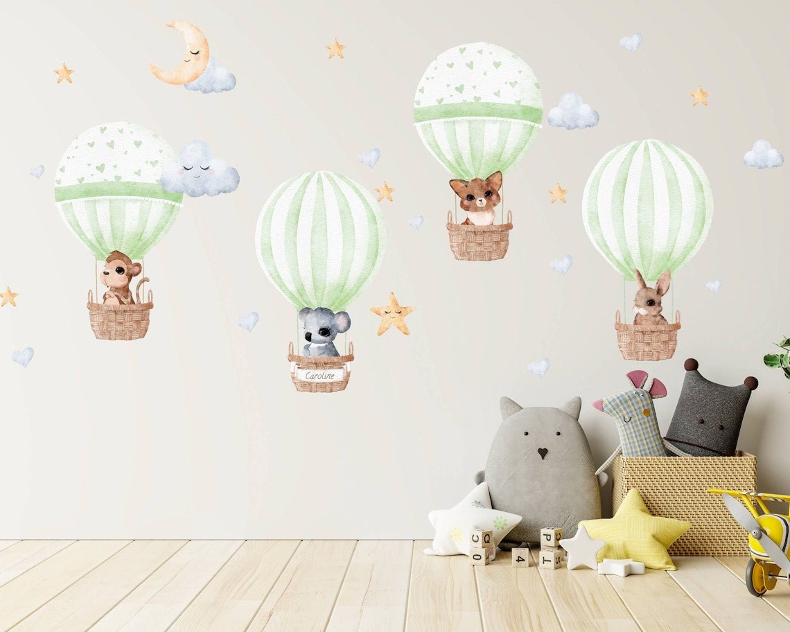 Hot Air Balloon Nursery Wall Decal - ChicoBumBum