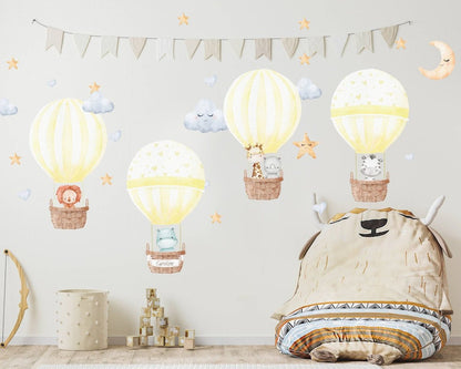 Hot Air Balloon Nursery Wall Decal - ChicoBumBum