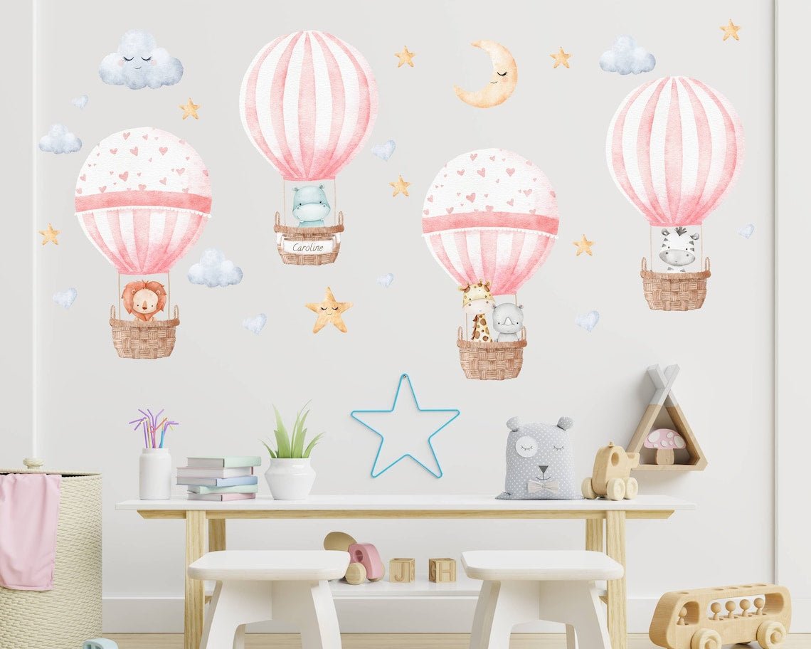 Hot Air Balloon Nursery Wall Decal - ChicoBumBum