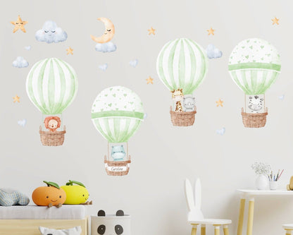 Hot Air Balloon Nursery Wall Decal - ChicoBumBum