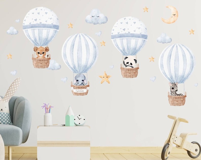 Hot Air Balloon Nursery Wall Decal - ChicoBumBum