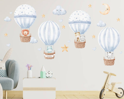 Hot Air Balloon Nursery Wall Decal - ChicoBumBum