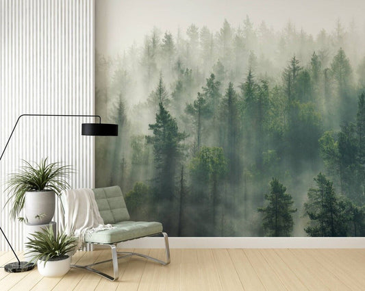 Misty Forest Wallpaper - ChicoBumBum