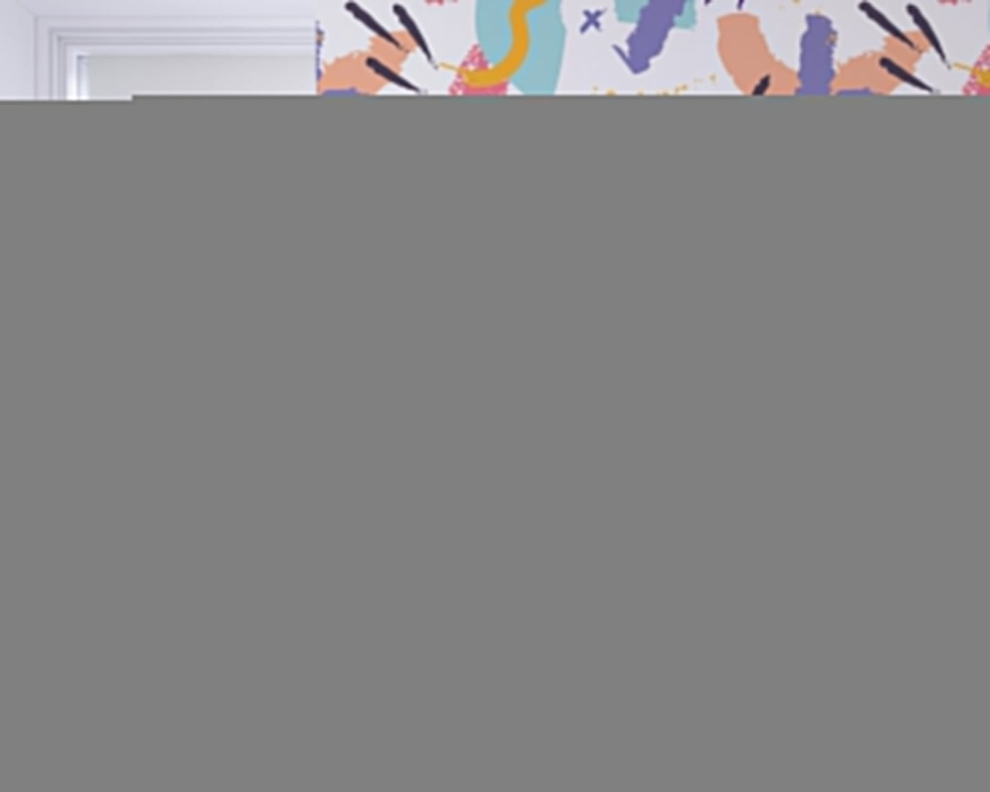 Nursery Colorful Wallpaper - ChicoBumBum