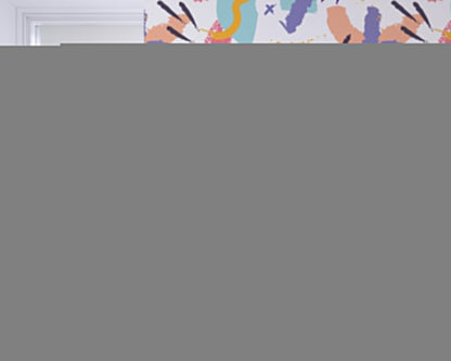 Nursery Colorful Wallpaper - ChicoBumBum