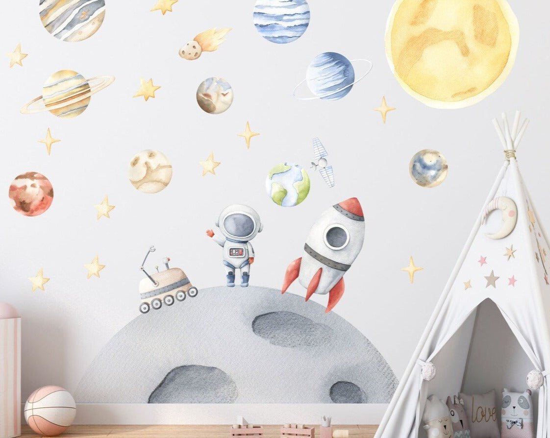 Space & Planets Wall Decal - ChicoBumBum