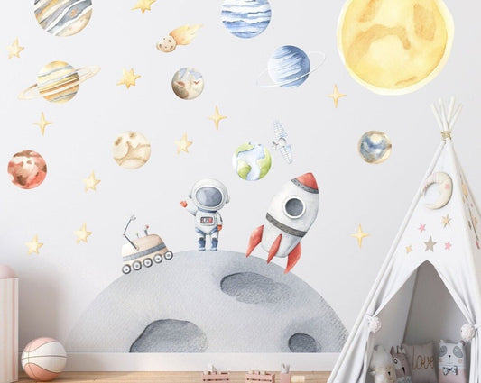 Space & Planets Wall Decal - ChicoBumBum