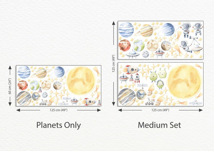 Space & Planets Wall Decal - ChicoBumBum