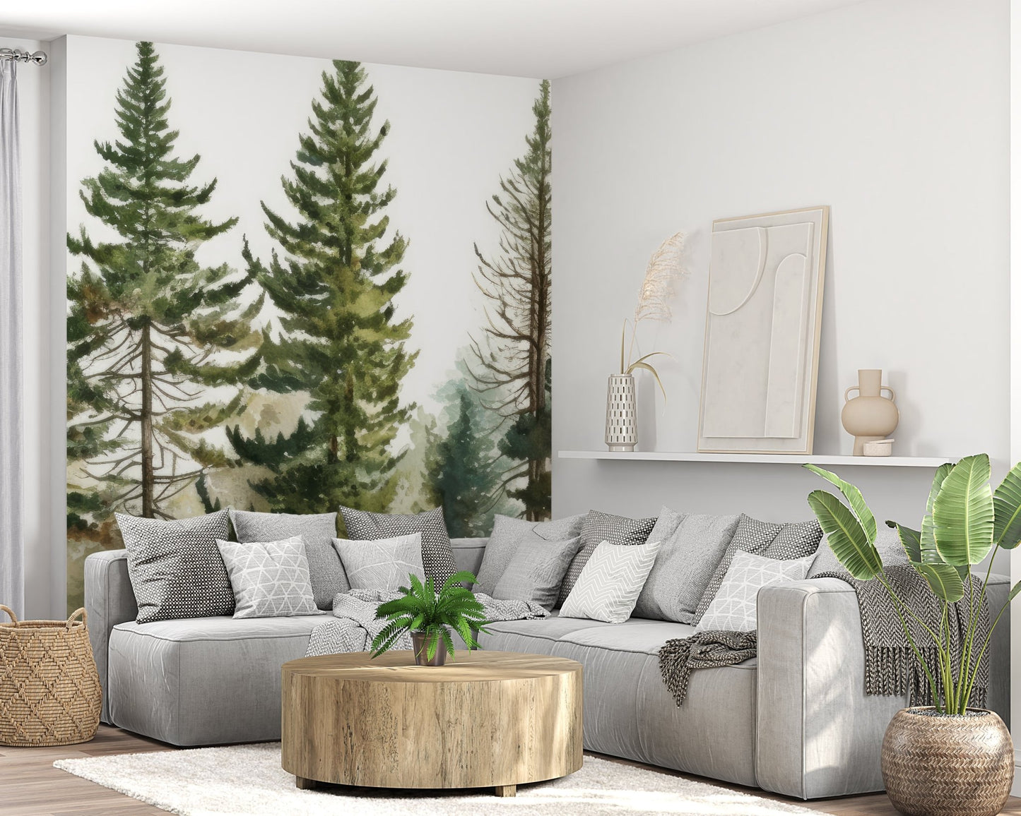 Watercolor Woodland Wallpaper - ChicoBumBum